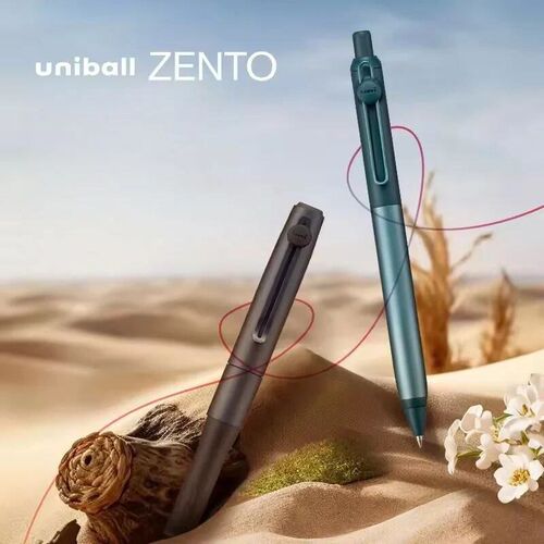 New Uni uniball Zento Metal 0.38mm/0.5mm Signature Gel Pen F