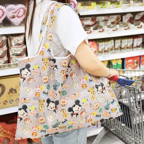 Foldable Portable Supermarket Shopping Bag, Thick Large Cart
