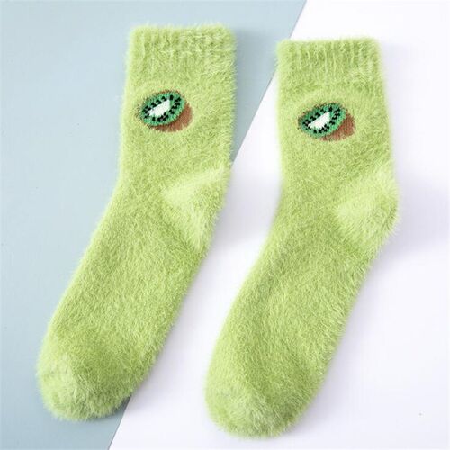 Women Thermal Fluffy Socks Autumn Winter New Year Socks Fema