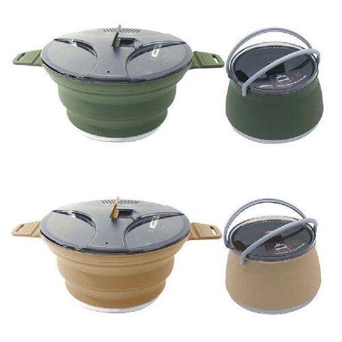 Portable Camping Cooking Pot Heat Resistant Camping Pot