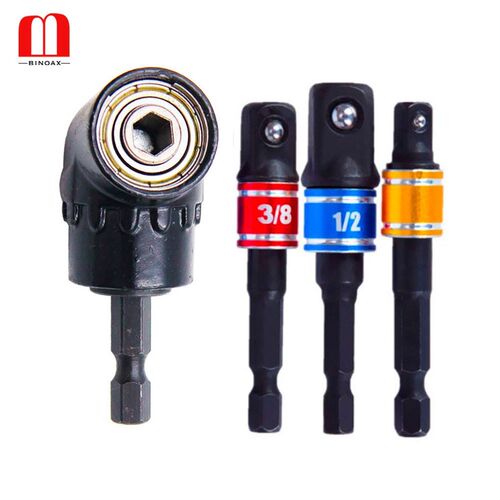 Impact Grade Driver Socket Adapter Extension Set With 105 De