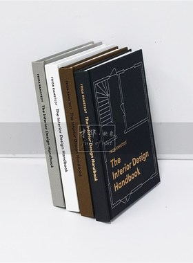 纹理感英文装饰真书样板间客厅软装饰品桌面侘寂风摆件拍照道具书