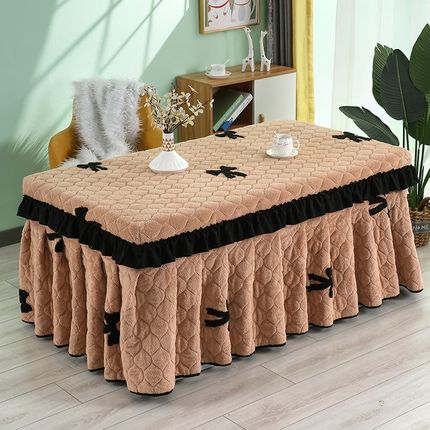 欧式长方形烤火罩茶几烤火桌罩电暖炉加厚面绒冬季电炉罩家用