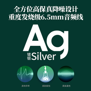 开博尔镀银吉他线.5大二芯连接线降噪演出音响单声道发烧音频线