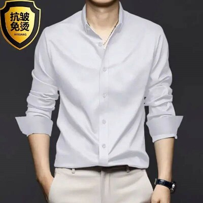 New mens long-sleeved shirt formal spring and summer thin