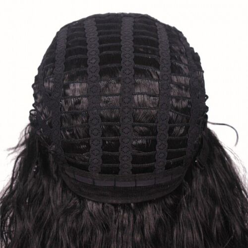 Mens Hair Long Curly Hair 80s Punk Heavy Metal Wig Rock Wig