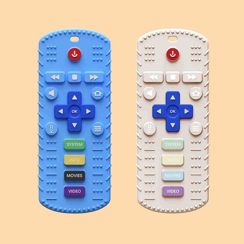 Safe Silicone Baby Teether TV Remote Control Shape Teether R