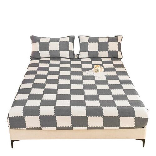 Bed ver Fleece-lined Bed ver Non-slip Bed Sheet Matress Prot