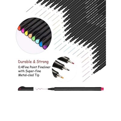 Bview Art Colored Pens Fine Point Markers Fine Tip Drawing P