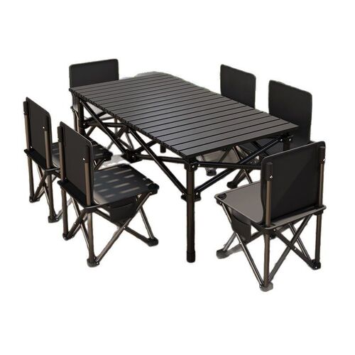 Explorer Camping Table And Chair Outdoor Folding Egg Roll Ta