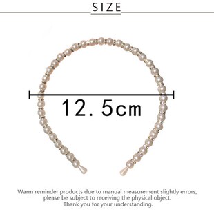 2023 New Women Elegant Full Pearls Hairbands Sweet Headband