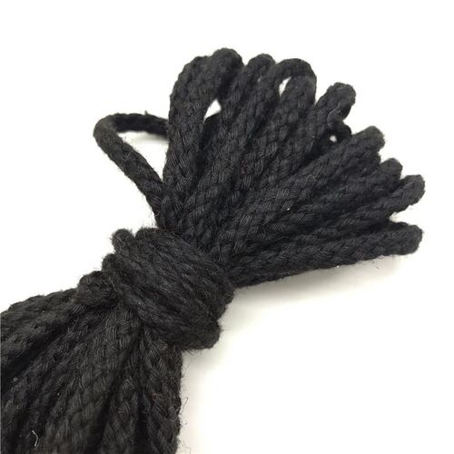 5yards 6mm Cotton Rope Craft Decorative Twisted Cord Rope Fo