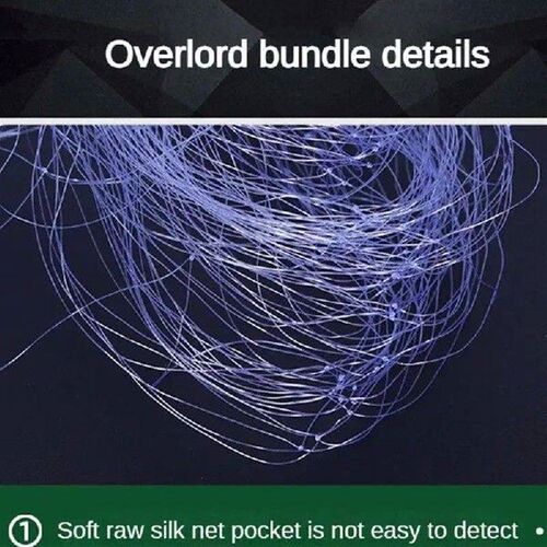 12 Size Fishing Net Trap Mesh Luminous Bead Netting Sea