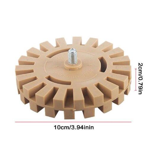 4inch Decal Remover Eraser Wheel with Drill Adapter Rubber