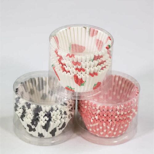 100PCS Muffins Cake Paper Cups Cupcake Wrappers Baking Cups