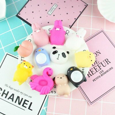 Cute Soft White Seal Sress Relieve Squeeze Healing Toy Kids