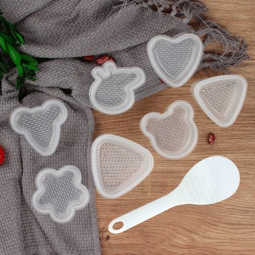 2Pcs/Set Sushi Rice Ball Mould Cute Animal Shape Japanese Lo
