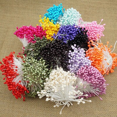 150pcs 55mm Mini Stamen Handmade Artificial Flowers For Wedd