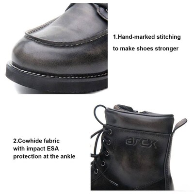 Motorcycle Riding Boots Racing Off-road Vintage Martin Boots