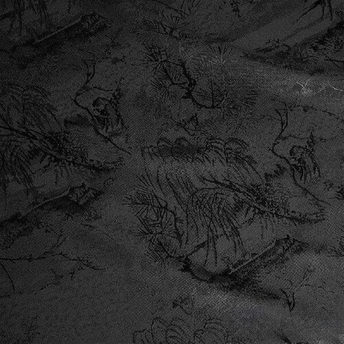Misty Rain Jiangnan Scenery Acetic Acid Jacquard Fabric