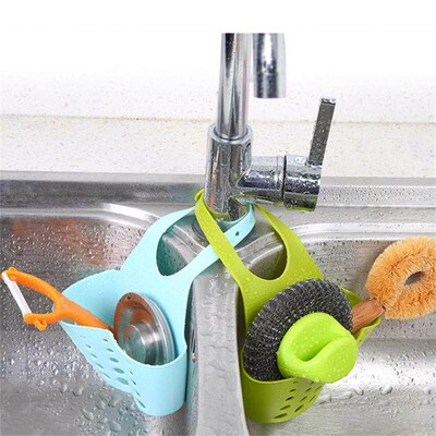Kitchen Accessories Sink Soap Sponge Holder Utensils Organiz