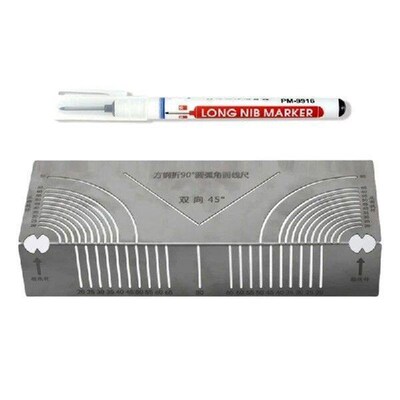 Angles Measuring Tool Angles & Arcs Marking Tool 20-65 Arcs