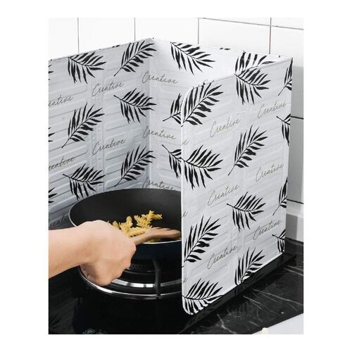 Gas stove aluminum f  shield insulation board kitchen cookin