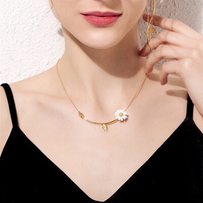 Korean Fashion Flowers Daisy Open Rings for Women Chic Tempe