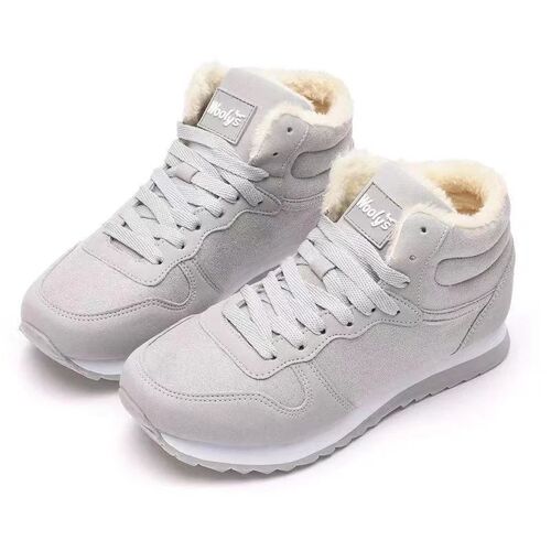 Men Boots Winter Shoes Mans Footwear Warm Fur Snow Boots Ank