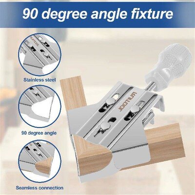 4/2Pcs Corner Clamps Adjustable 90 Degree Wood Clamps