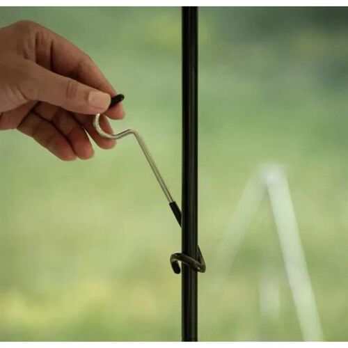 Camping Light Pole Hook Stainless Steel Tent Pole Lamp Hook