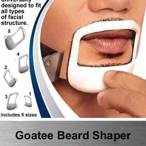 Beard Styler Beard Shape Ruler Goatee Beard Shaper 5Pcs/Set
