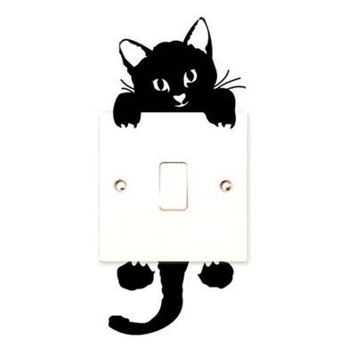 1pc Cartoon Switch Sticker Wall Stickers Home Decor Kids Roo