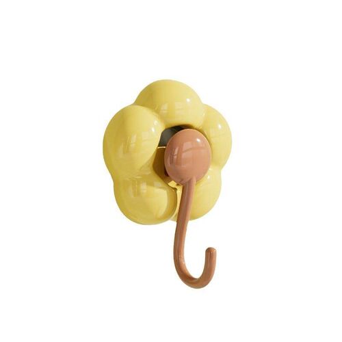 Sunflower-shaped suction cup hooks, strong and traceless, no