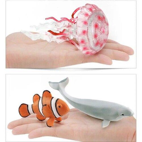 Vivid PVC Ocean Animals Ornaments Multicolor Decoration
