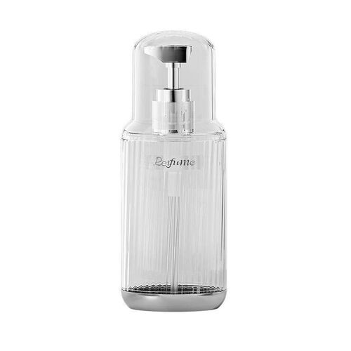 Travel-sized toiletry bottles, pump-style containers, portab