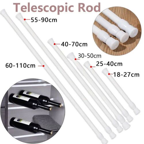 Multi Purpose Curtain Telescopic Pole Adjustable Extendable