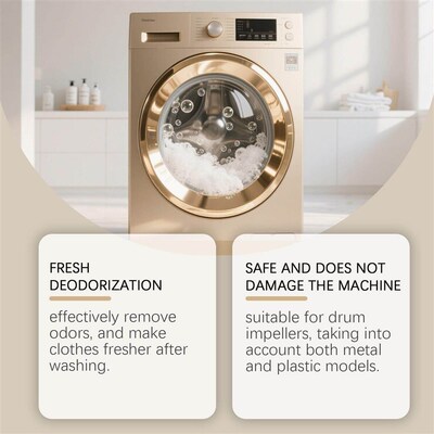 JAKEHOE Washing Machine Cleaning Effervescent Tablets - Dail