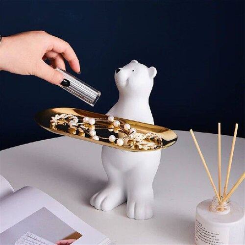 Polar Bear Storage Ornaments Nordic Table Decoration Living