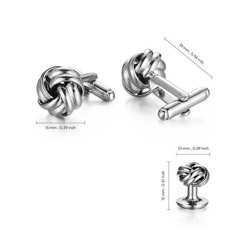 Luxury Man Shirt Cufflinks Set With Gift Box Wedding Vintage