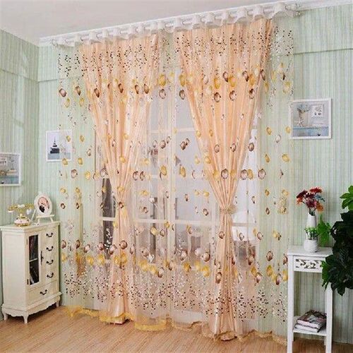 Window Curtains Sheer Voile Tulle For Bedroom Living Room