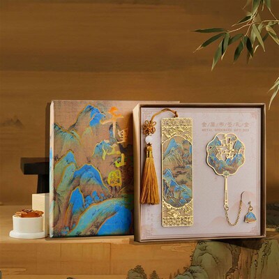 Oil Painting Style Vintage Famous Paintings Metal Bookmarks