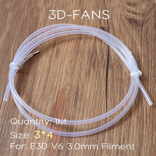 1Meter 3*4mm Clear PFA PTFE Tube Teflon PiPe,J-head hotend R