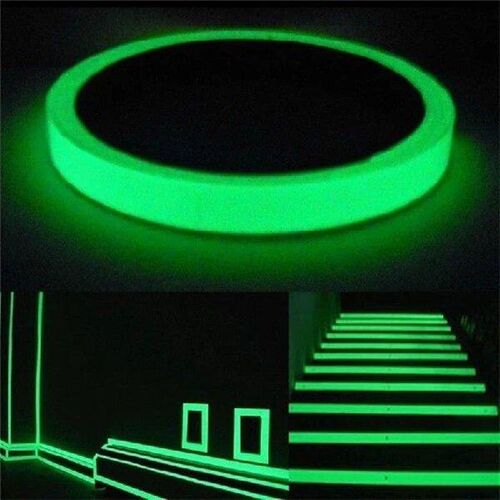 1roll Luminous Tape Fluorescent Night Self-adhesive Glow In
