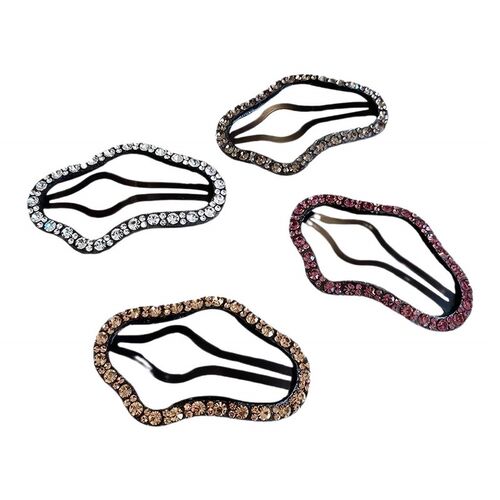 Elegant Crystal Cloud BB Clip for Womens Side Bangs and Fly