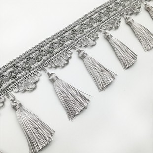 精美窗帘吊穗流苏花边帘头婚庆幕布装饰沙发桌布桌旗吊球花边