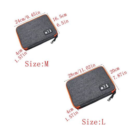 High Grade Nylon 2 Layers Travel Electronic Accessories Orga