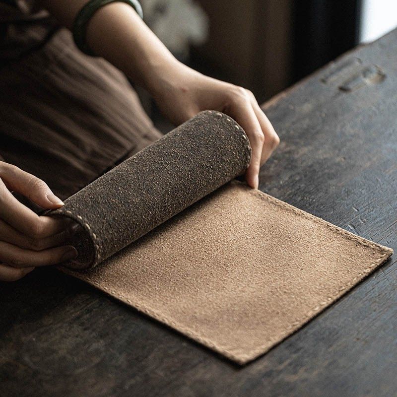 老料香云纱面干泡茶席复古手工布艺茶垫功夫茶具配件茶道茶空间,居家布艺,茶席,淘宝优惠券,粉丝福利购,淘宝优惠卷