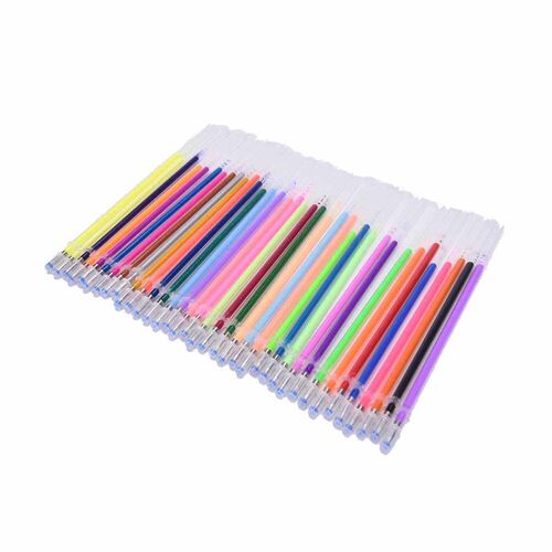 36 Colors Flash Gel Pen Refill Color Full Shinning Refill Fo