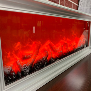 仿真壁炉火焰灯假柴火焰复古欧式客厅摆件火焰灯白色火炉气氛灯